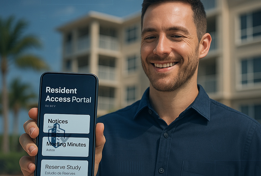 Resident portal on mobile